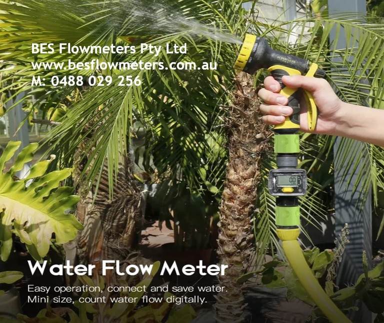 BES Hose End Water Flow Meter B.E.S. Flowmeters